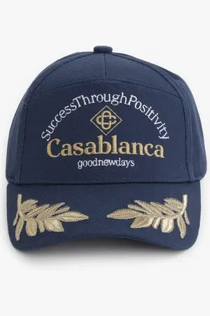 Casablanca Casquette brodée en coton