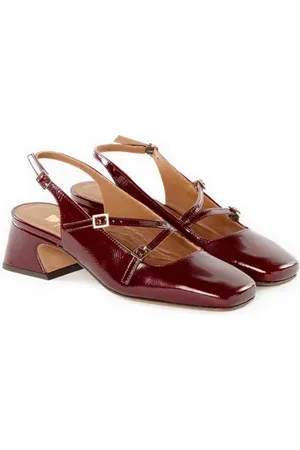 Bobbies Babies à talon en cuir