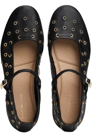Tommy Hilfiger Ballerines en cuir à oeillets