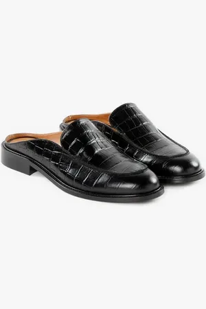 Saison 1865 Mule Bianca en cuir
