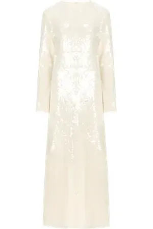 ROTATE Robe longue à sequins