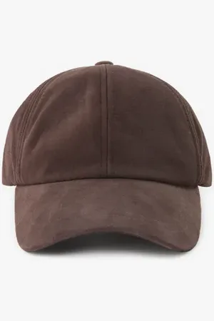 Paul Smith Casquette en cuir suédé