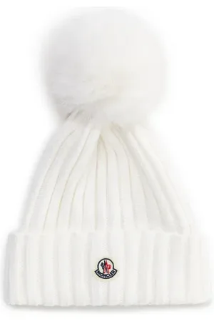 Moncler Bonnet en laine avec pompom
