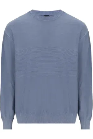 Armani Exchange Pull avec détail côtelé
