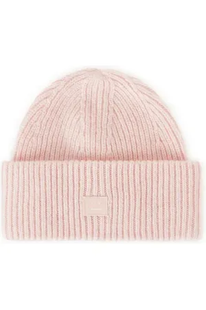 Acne Studios Bonnet en maille côtelée de laine