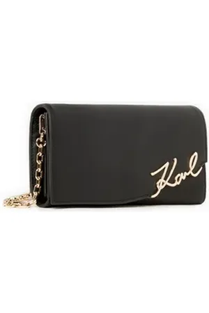 Karl Lagerfeld Sac à bandoulière K signature en cuir