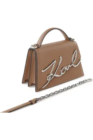 Karl Lagerfeld Sac à bandoulière K signature en cuir