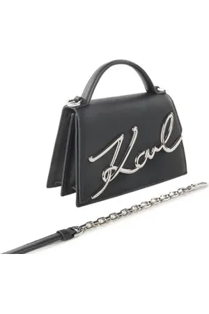 Karl Lagerfeld Sac à bandoulière K signature en cuir