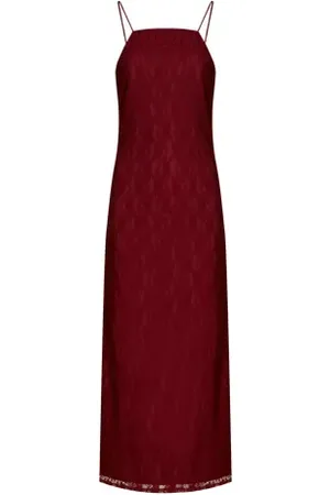 ROTATE Robe bustier longue en dentelle