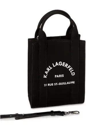 Karl Lagerfeld Petit sac cabas en coton