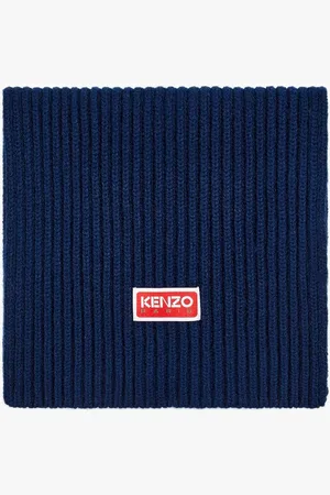 Kenzo Echarpe Tag en laine organique