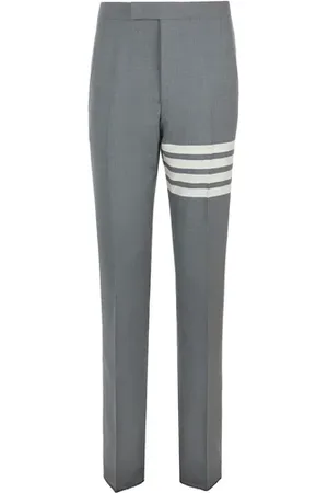 Thom Browne Pantalon droit Weave