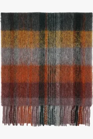 Saison 1865 Echarpe colorée Ortensia à franges