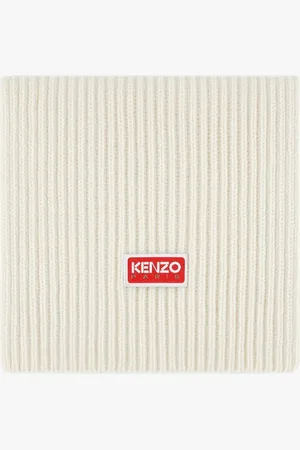 Kenzo Echarpe Tag en laine organique