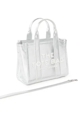Marc Jacobs Sac cabas The Metallic Leather Small Tote Bag
