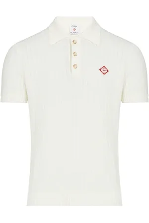 Casablanca Polo texturé en coton