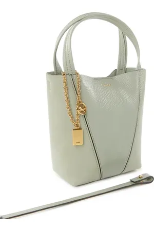 Chloé Petit sac cabas Spin en cuir grainé