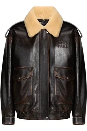 Miu Miu Blouson en cuir