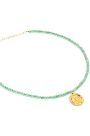 Hermina Athens Collier Hercules en pierre aventurine