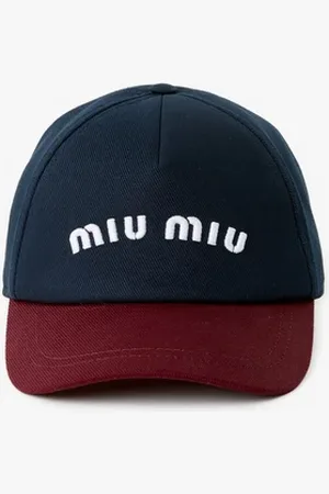 Miu Miu Casquette bicolore logotypée