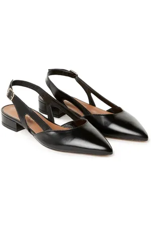 Saison 1865 Ballerines slingback en cuir