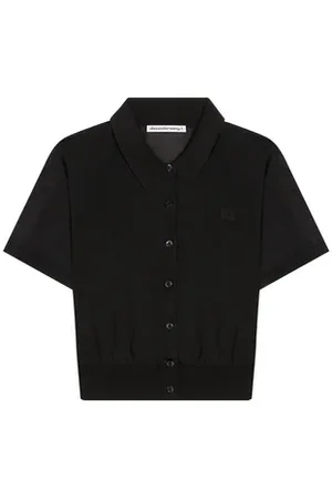 Alexander Wang Crop top cardigan effet polo