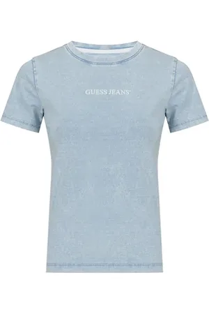 Guess T-shirt délavé en coton mélangé