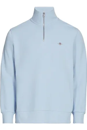 GANT Sweatshirt à col zippé en coton