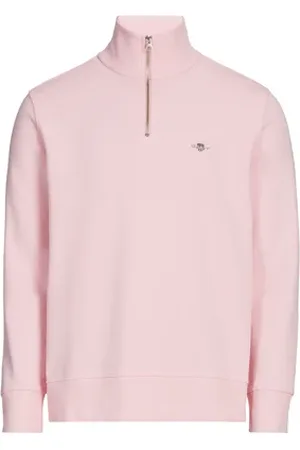 GANT Sweatshirt à col zippé en coton