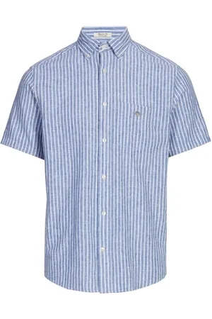 GANT Chemise rayée en lin et coton