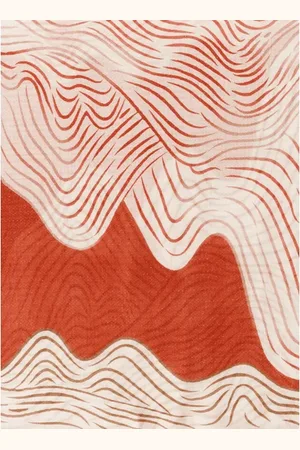Saison 1865 Foulard imprimé en laine