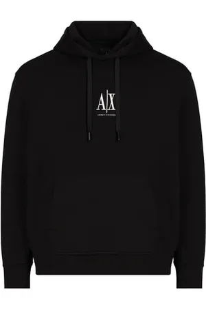 Armani Exchange Sweat ample brodé à capuche