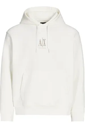 Armani Exchange Sweat ample brodé à capuche