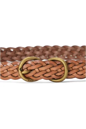 Ralph Lauren Ceinture tressée en cuir