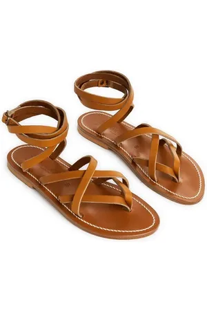 K jacques Sandales plates en cuir