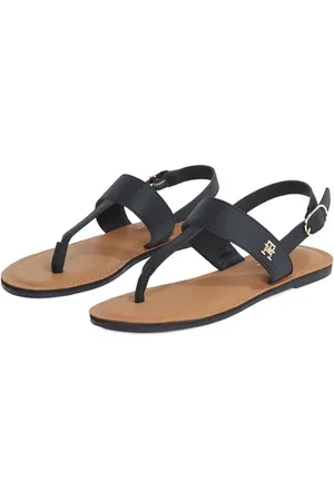 Tommy Hilfiger Sandales plates en cuir