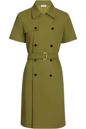 Burberry Robe chemise courte en laine