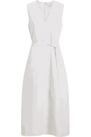 Calvin Klein Robe midi en lyocell et lin