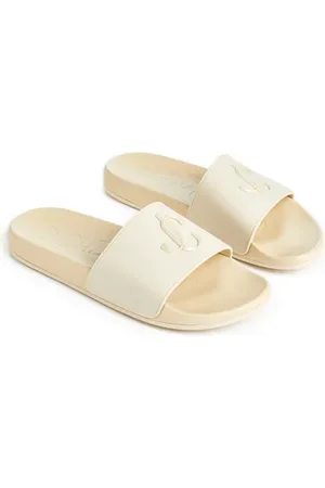 Jimmy Choo Claquettes à logo en caoutchouc