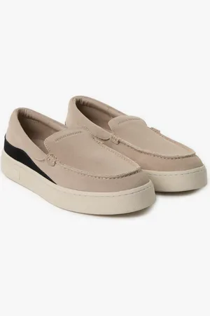Armani Exchange Mocassin en cuir suédé
