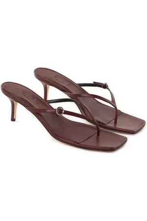 Aeyde Sandales à talons en cuir