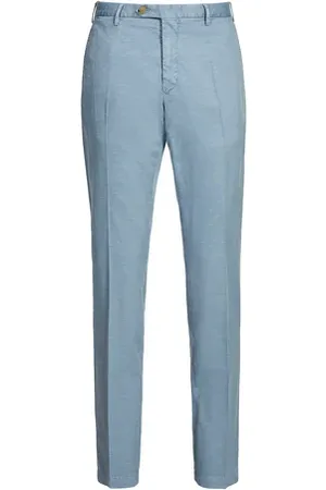Façonnable Pantalon droit en coton et lin