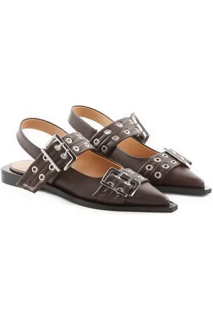 Ganni Ballerines Buckle à bride