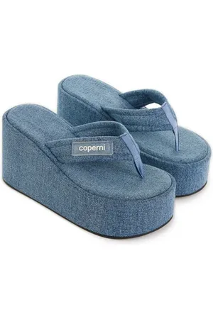 COPERNI Sandales à plateforme en denim