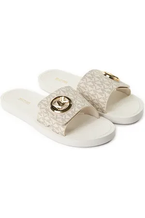 Michael Kors Mules plates à monogramme
