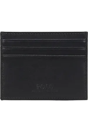 Ralph Lauren Porte-cartes en cuir à inscription