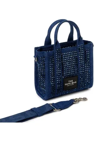 Marc Jacobs Sac à bandoulière The Crystal Denim Crossbody Tote Bag