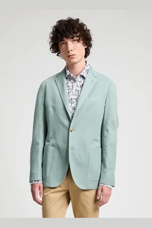 Façonnable Veste de costume en coton et lin