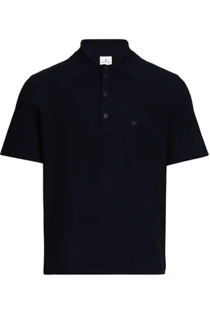 Courrèges Polo côtelé