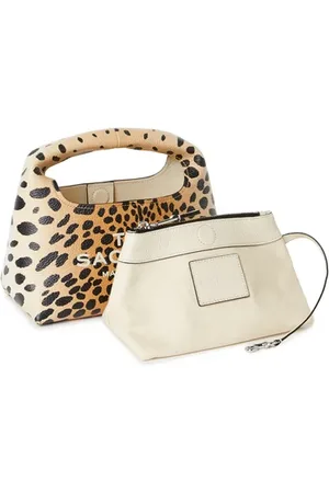 Marc Jacobs Sac à main The Cheetah Leather Mini Sack Bag